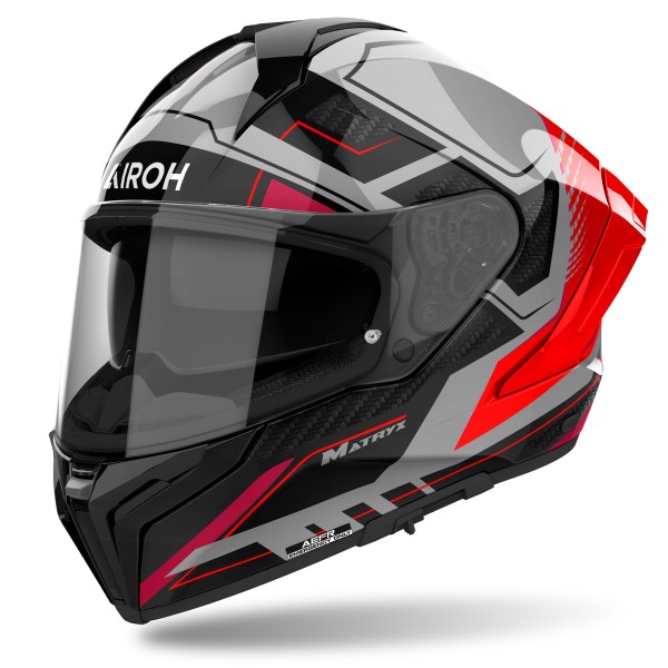 Capacete MATRYX ROCKET Vermelho Gloss AIROH