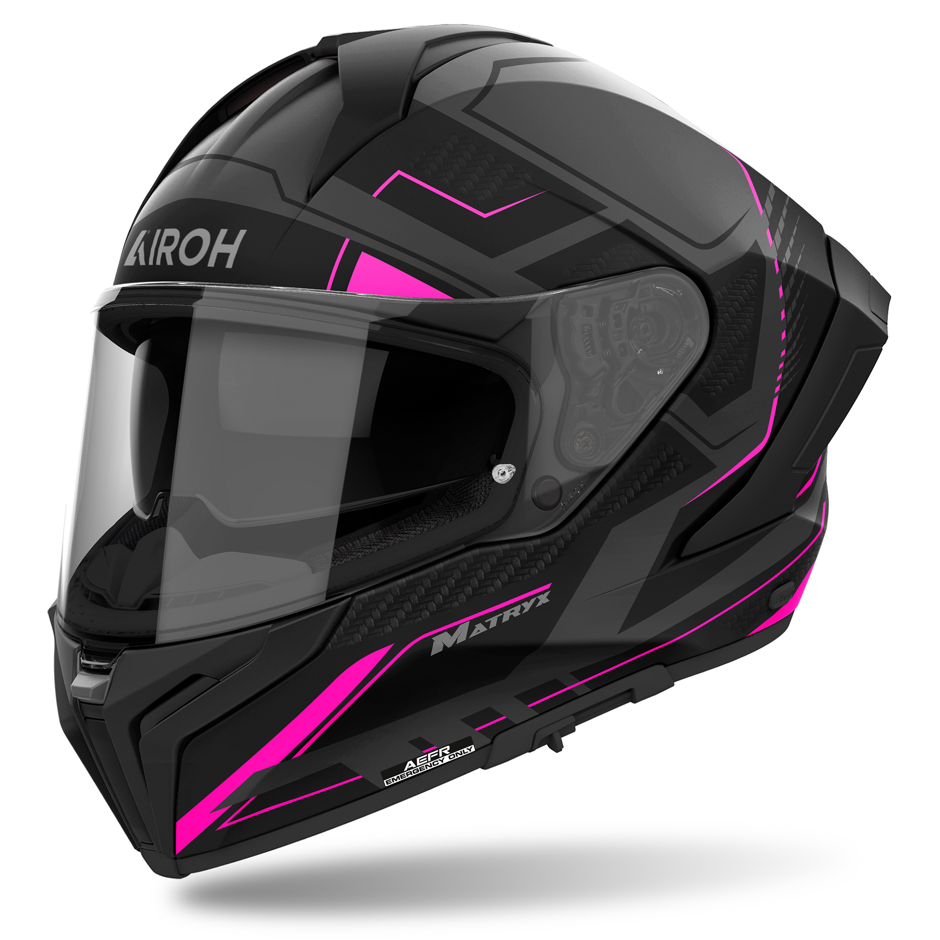 Capacete AIROH MATRYX ROCKET Rosa Mate