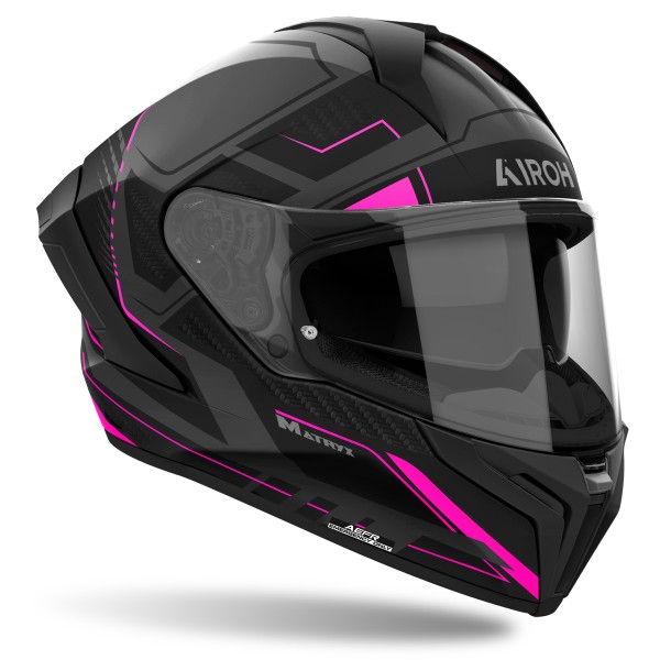 Capacete AIROH MATRYX ROCKET Rosa Mate