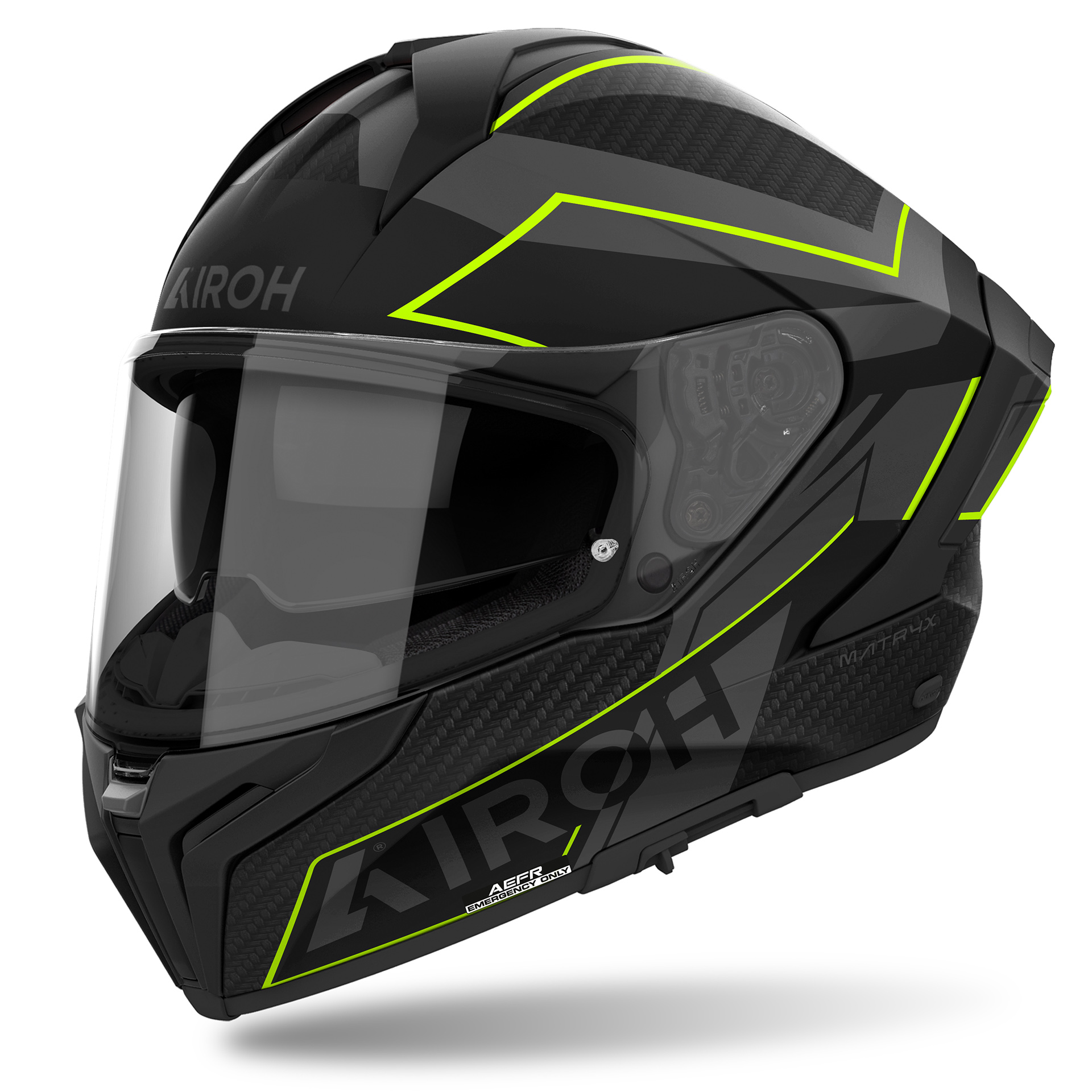 Capacete AIROH MATRYX SENTINEL Amarelo Mate