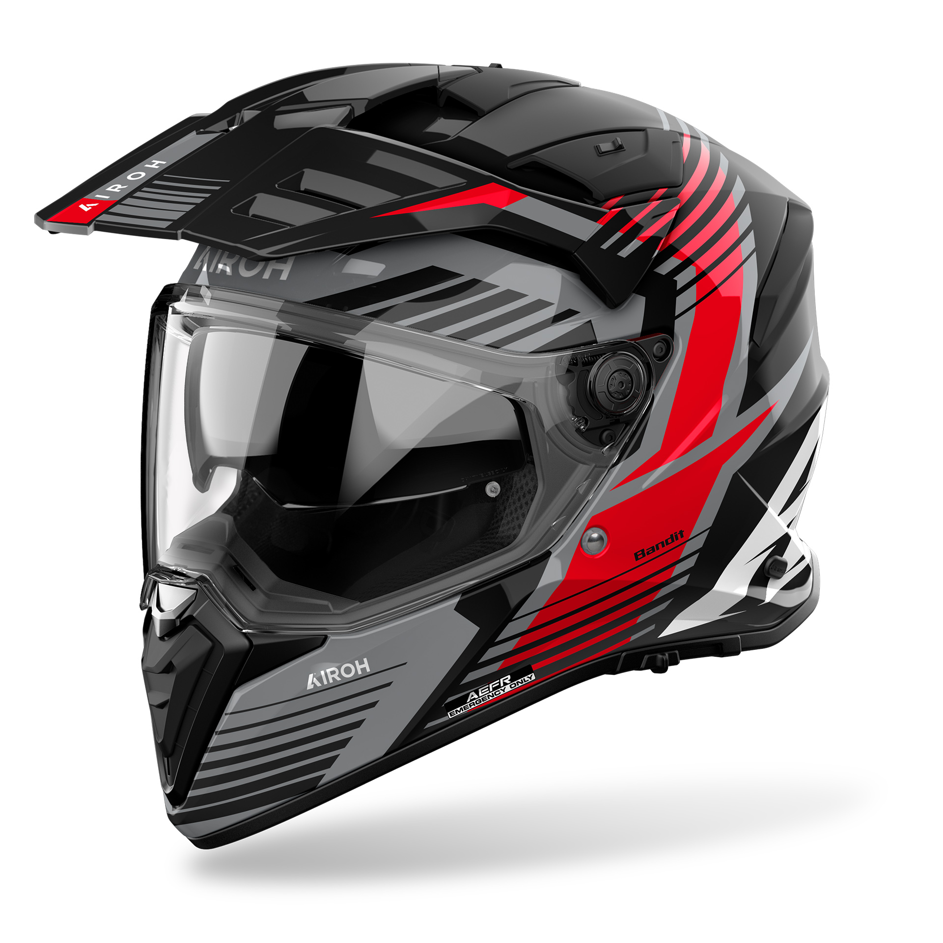 Capacete BANDIT SPICY Vermelho AIROH