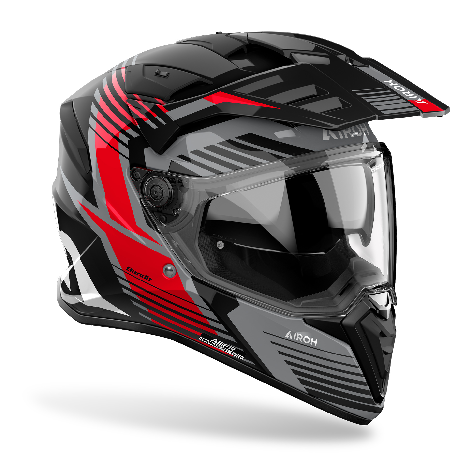 Capacete BANDIT SPICY Vermelho AIROH