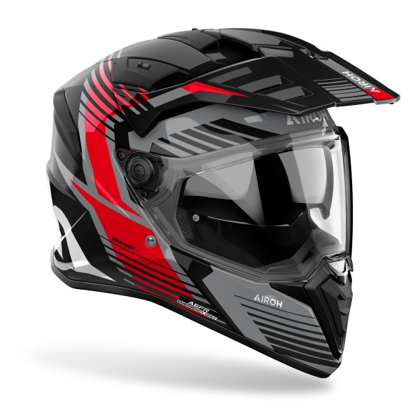 Capacete BANDIT SPICY Vermelho AIROH