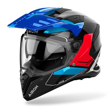 Capacete BANDIT TUNE Azul/Vermelho AIROH