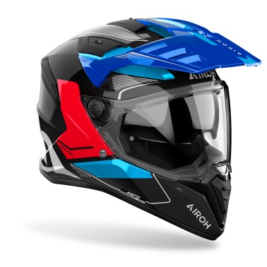 Capacete BANDIT TUNE Azul/Vermelho AIROH