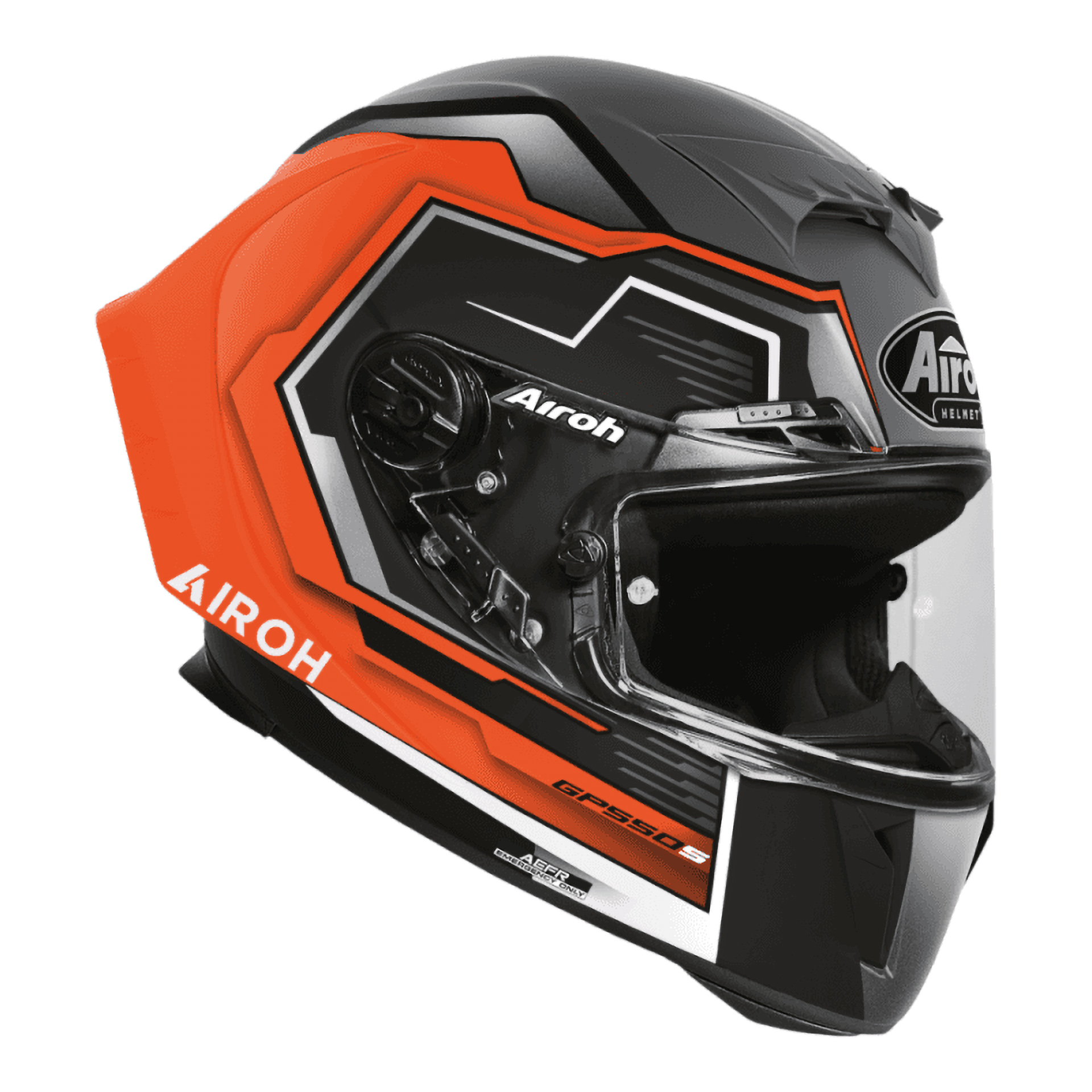 Capacete GP550 S SKYLINE Laranja Matt AIROH 2020