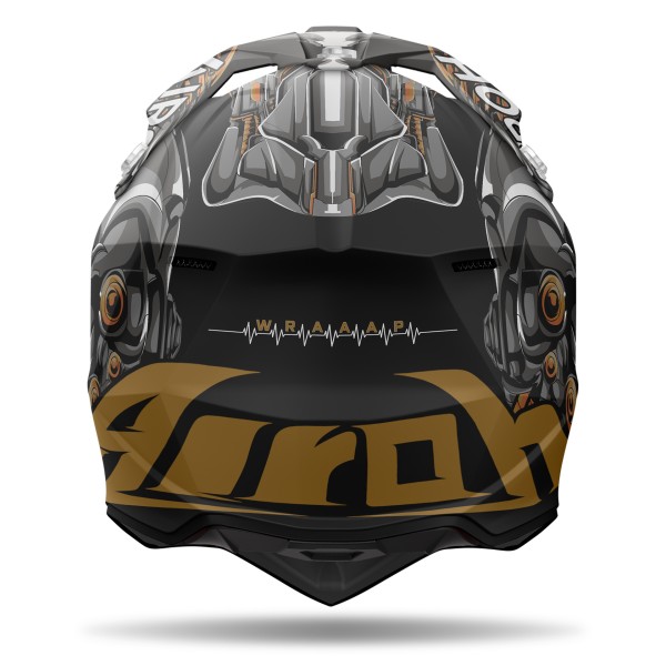 Capacete AIROH WRAAAP CYBORG Mate