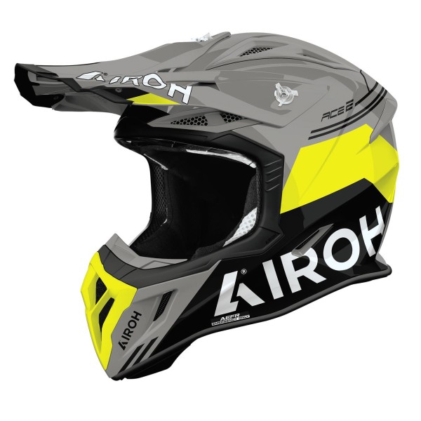 Capacete AIROH AVIATOR ACE 2 FURY Amarelo Gloss