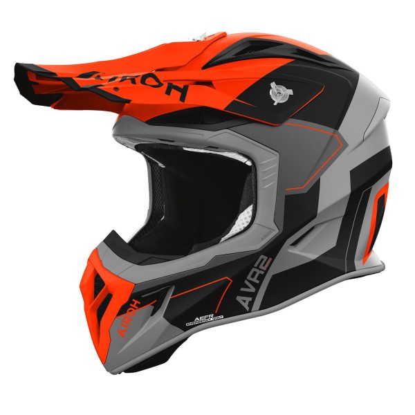 Capacete AIROH AVIATOR ACE 2 SHIELD Laranja Mate