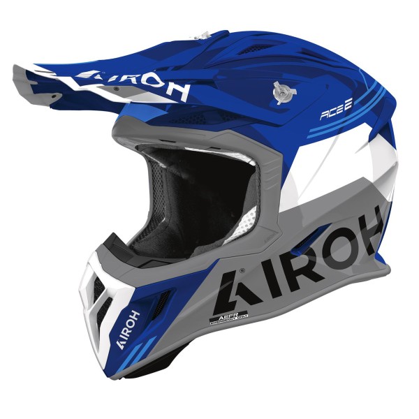 Capacete AIROH AVIATOR ACE 2 FURY Azul Gloss