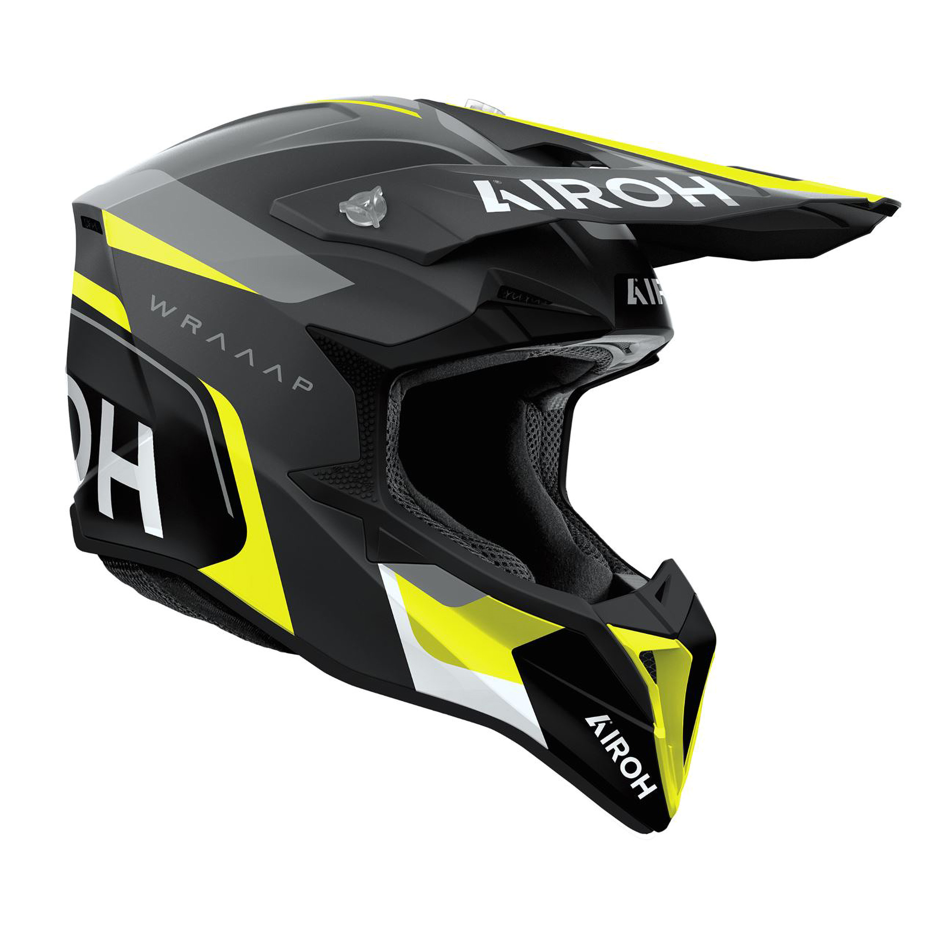 Capacete AIROH WRAAAP CONQUER Amarelo Mate