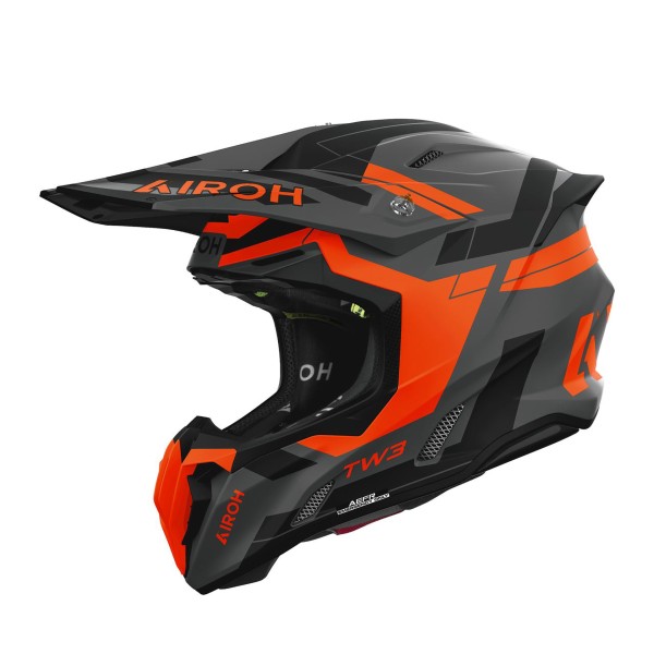 Capacete AIROH TWIST 3 DYNASTY Laranja Mate