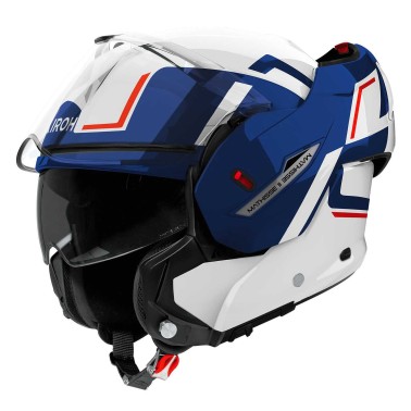 Capacete AIROH MATHISSE II GENIUS Azul/Vermelho Gloss