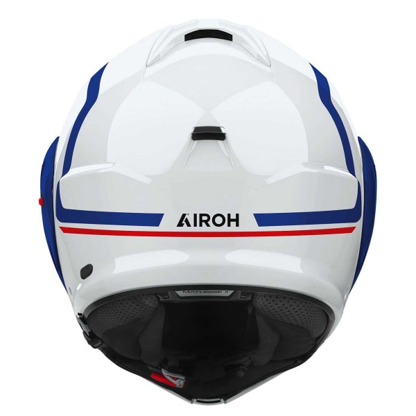 Capacete AIROH MATHISSE II GENIUS Azul/Vermelho Gloss