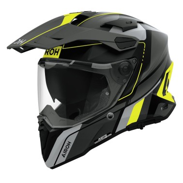 Capacete AIROH COMMANDER 2 SKIP Amarelo Mate