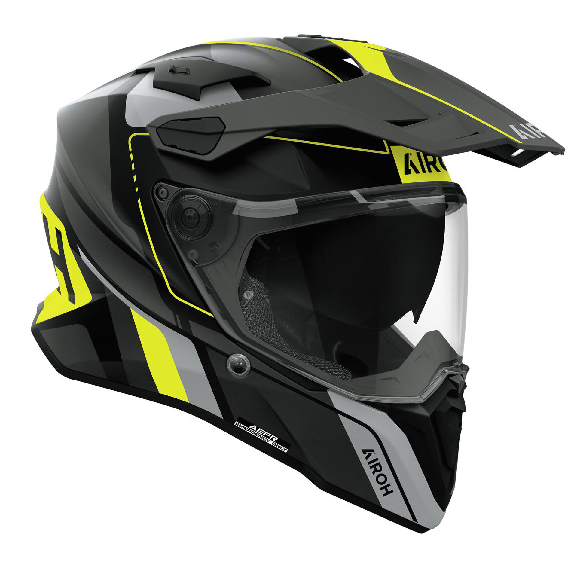 Capacete AIROH COMMANDER 2 SKIP Amarelo Mate