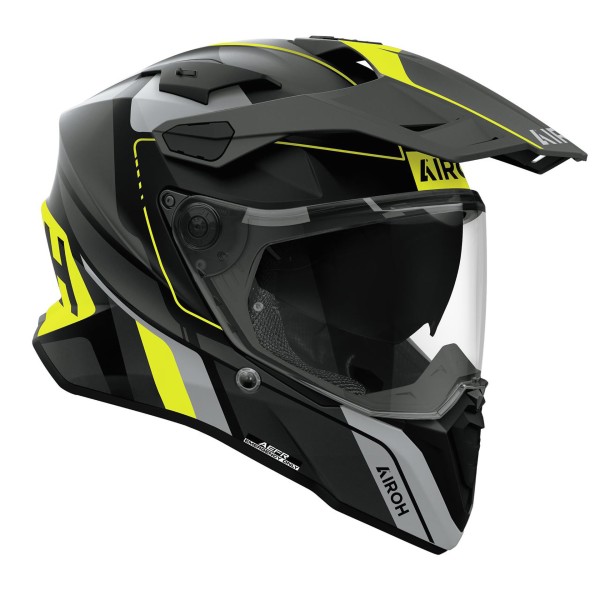Capacete AIROH COMMANDER 2 SKIP Amarelo Mate