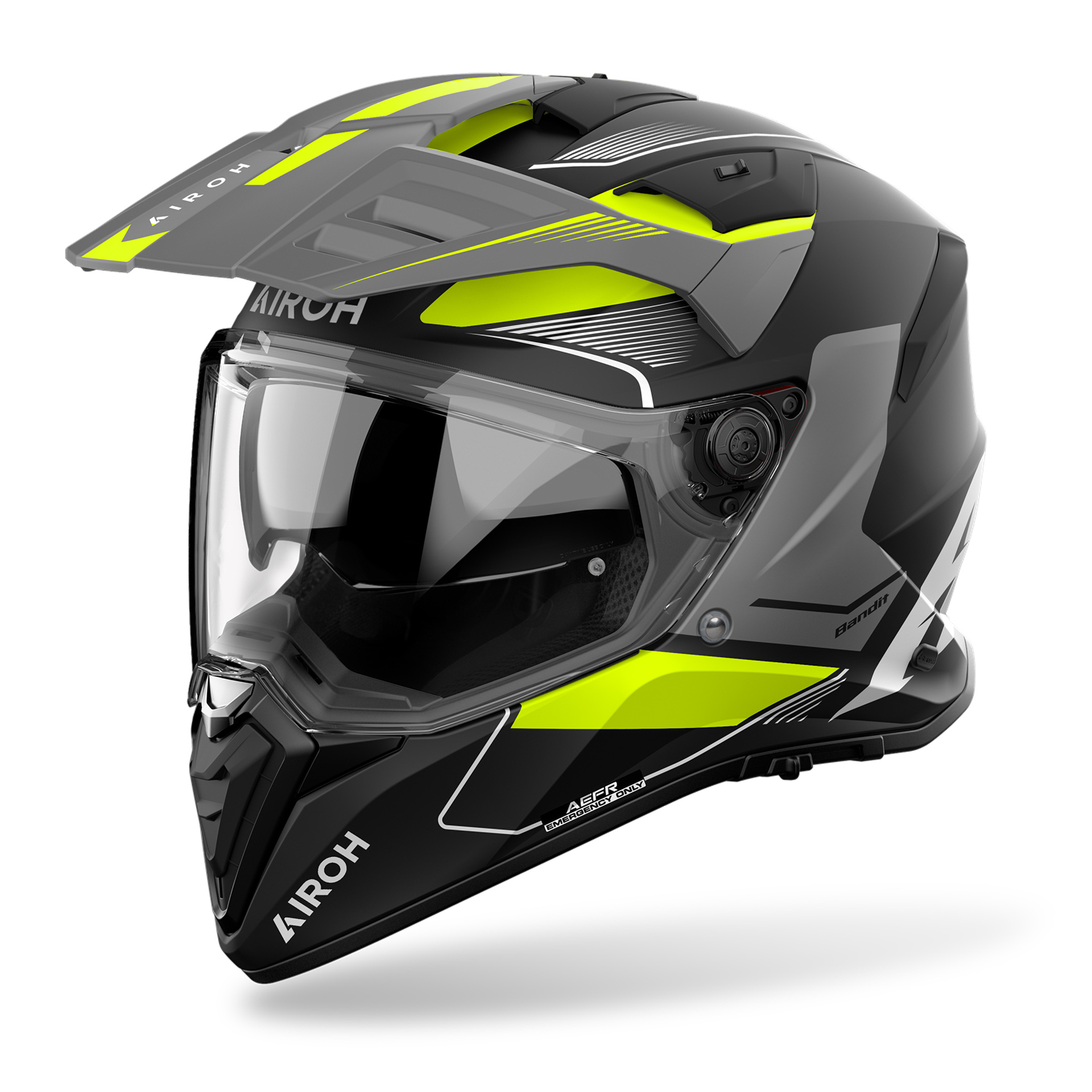 Capacete AIROH BANDIT TUNE Amarelo Mate