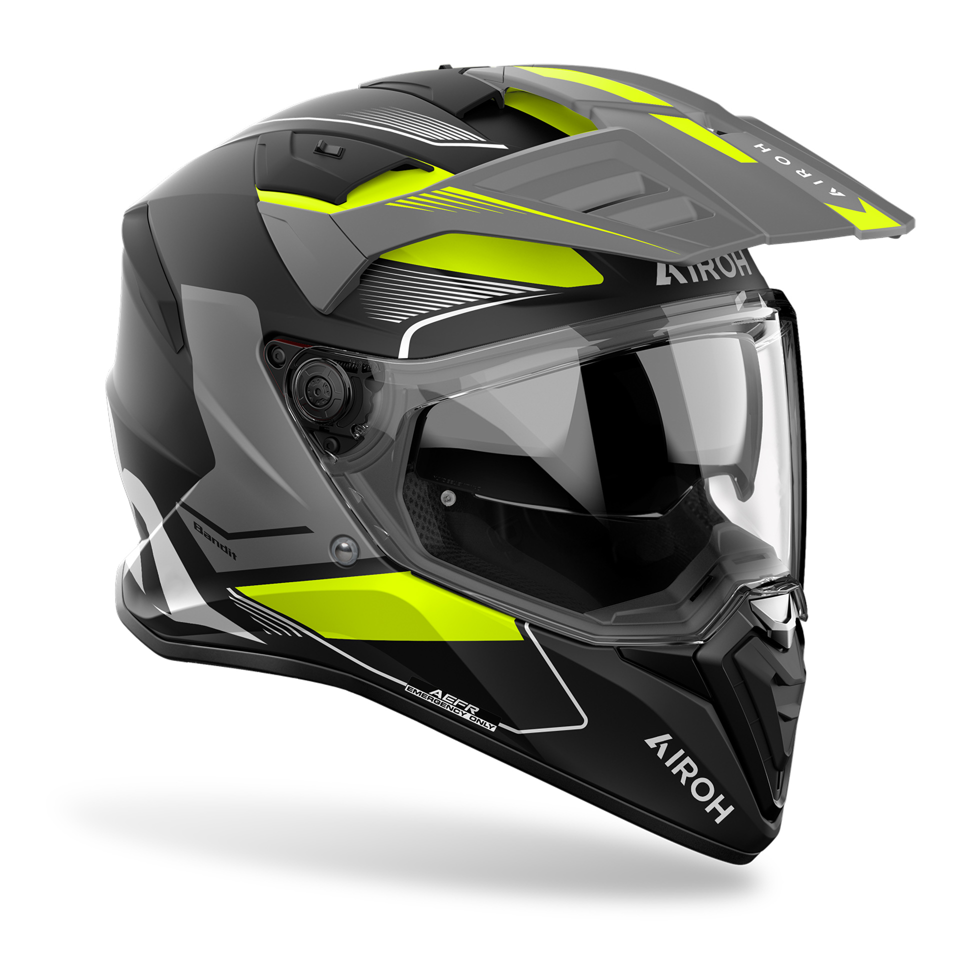 Capacete AIROH BANDIT TUNE Amarelo Mate