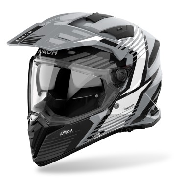 Capacete AIROH BANDIT SPICY Cinza Gloss