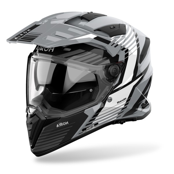 Capacete AIROH BANDIT SPICY Cinza Gloss