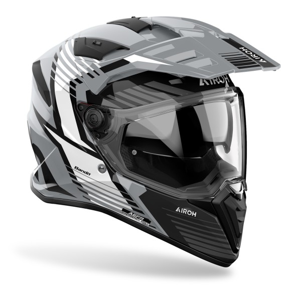 Capacete AIROH BANDIT SPICY Cinza Gloss