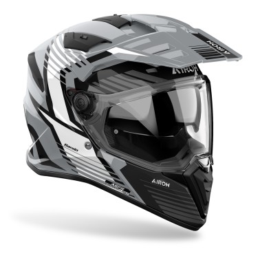 Capacete AIROH BANDIT SPICY Cinza Gloss