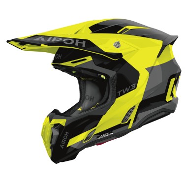 Capacete AIROH TWIST 3 FANCY Amarelo Gloss