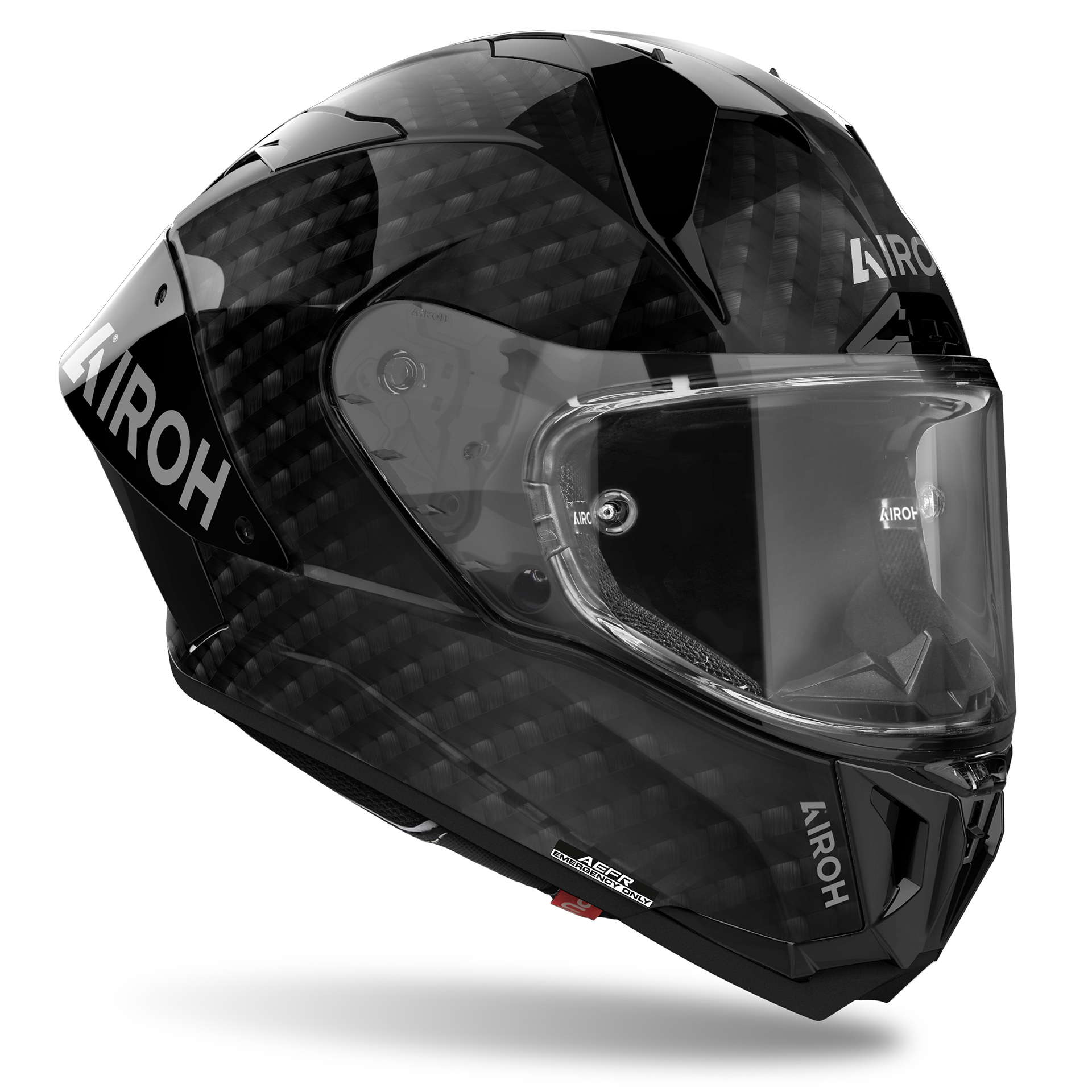 Capacete AIROH GP800 FIM CARBON Gloss