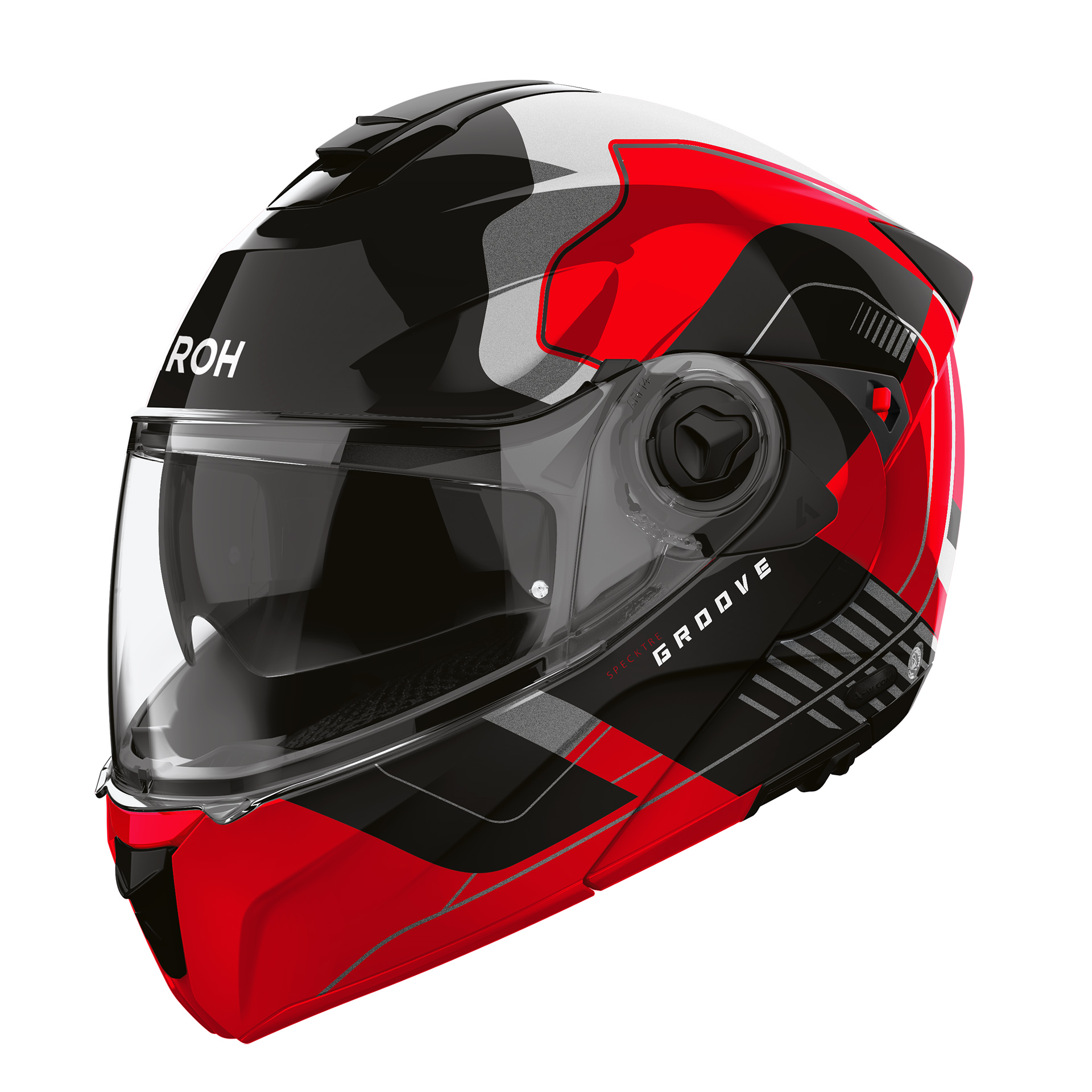 Capacete AIROH SPECKTRE GROOVE Vermelho Gloss