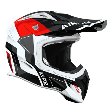 Capacete AIROH AVIATOR ACE 2 SHIELD Vermelho Gloss