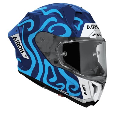 Capacete AIROH GP800 SWAIN Azul Gloss Capacete AIROH GP800 SWAIN Azul Gloss