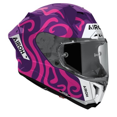 Capacete AIROH GP800 SWAIN Violeta Gloss Capacete AIROH GP800 SWAIN Violeta Gloss