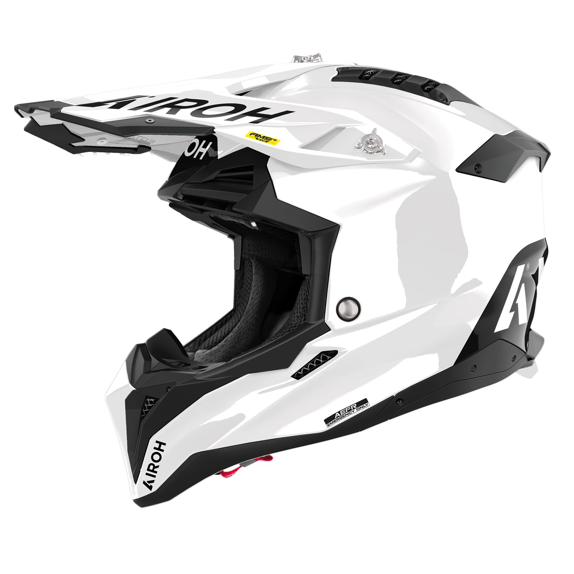 Capacete AIROH AVIATOR 3 EVO FIM COLOR Branco Gloss