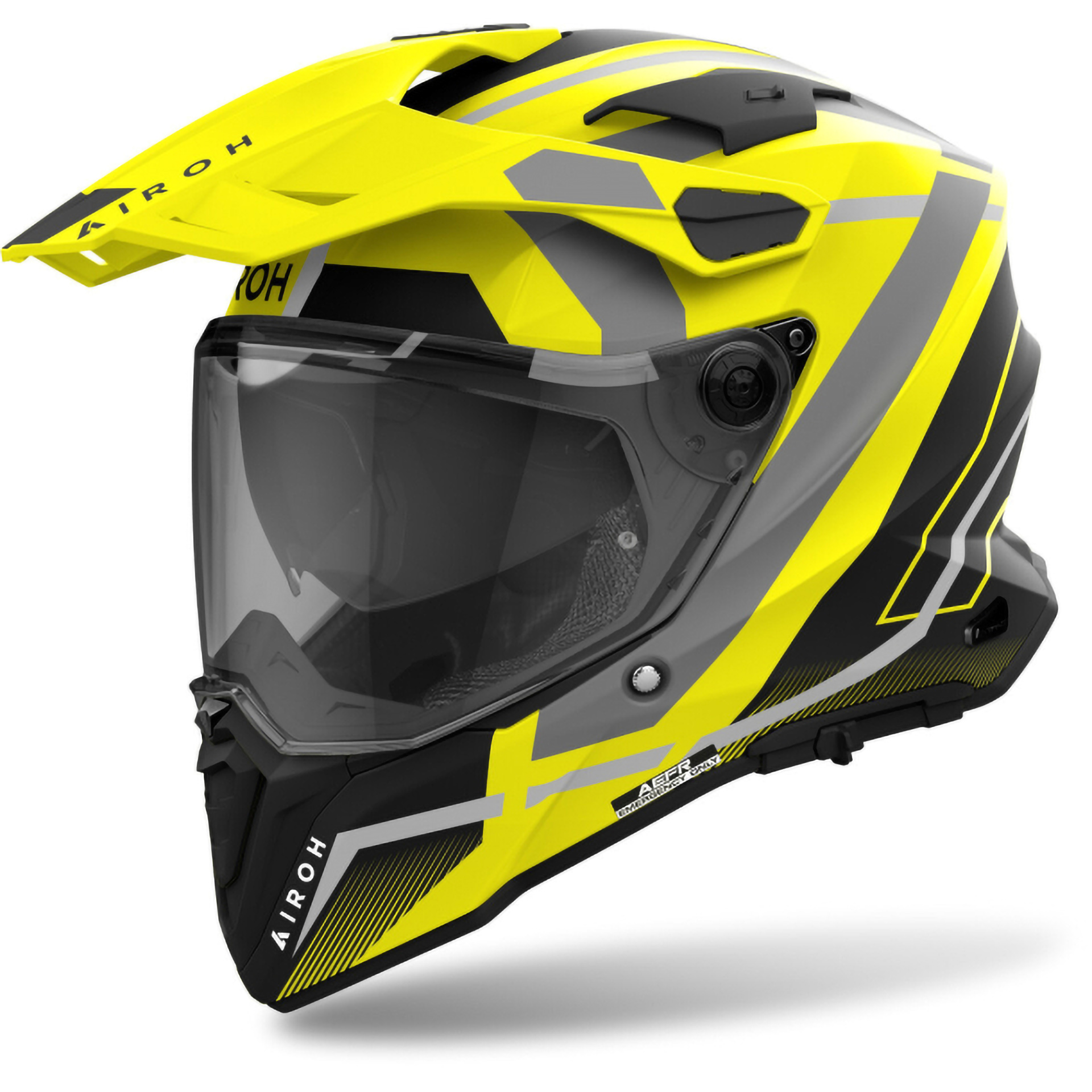 Capacete COMMANDER DUO Amarelo Matt AIROH 2020