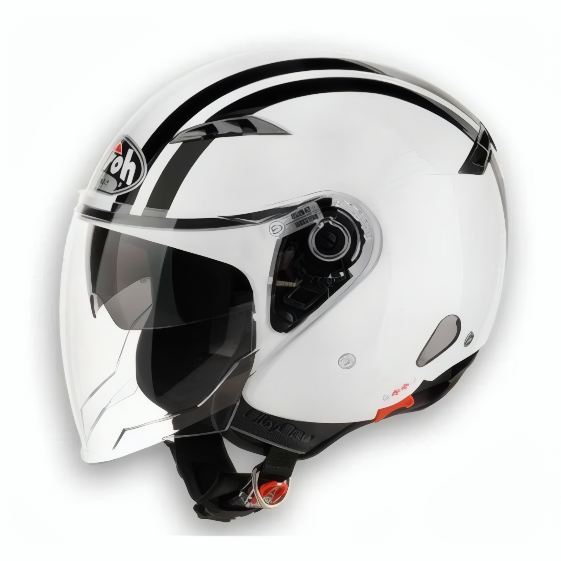 Capacete CITY ONE FLASH Branco AIROH