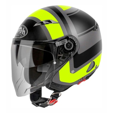 Capacete CITY ONE WRAP Amarelo Matt AIROH Capacete CITY ONE WRAP Amarelo Matt AIROH