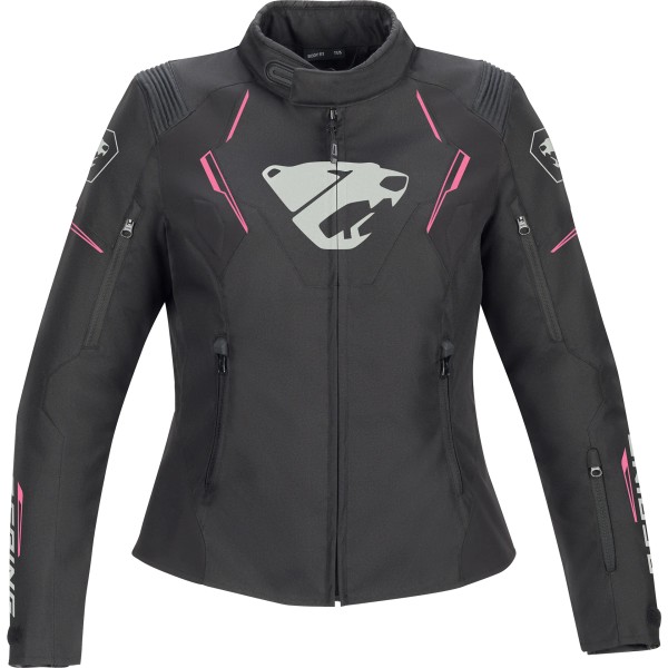 Blusão BERING Lady THUNDER Preto/Cinza/Rosa