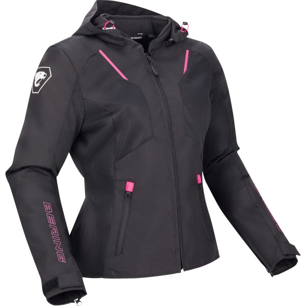 Blus�o BERING Lady WING Preto/Rosa