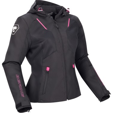 Blus�o BERING Lady WING Preto/Rosa