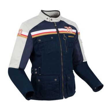Blus�o MOJO Marine/Cinza SEGURA