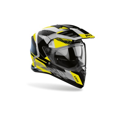 Capacete AIROH BADX-X AIRSPEED Amarelo