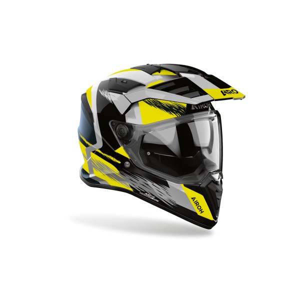Capacete AIROH BADX-X AIRSPEED Amarelo