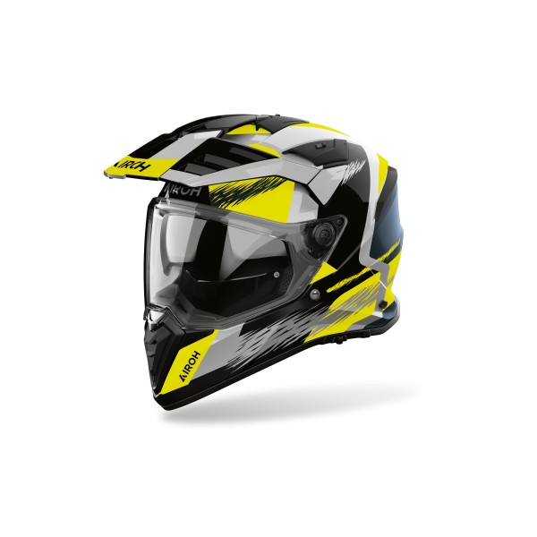 Capacete AIROH BADX-X AIRSPEED Amarelo