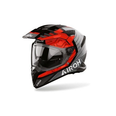 Capacete AIROH BADX-X CUBE Vermelho