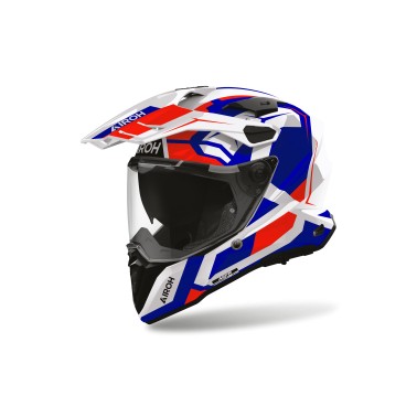 Capacete AIROH COMMANDER 2 POLAR Azul/Vermelho